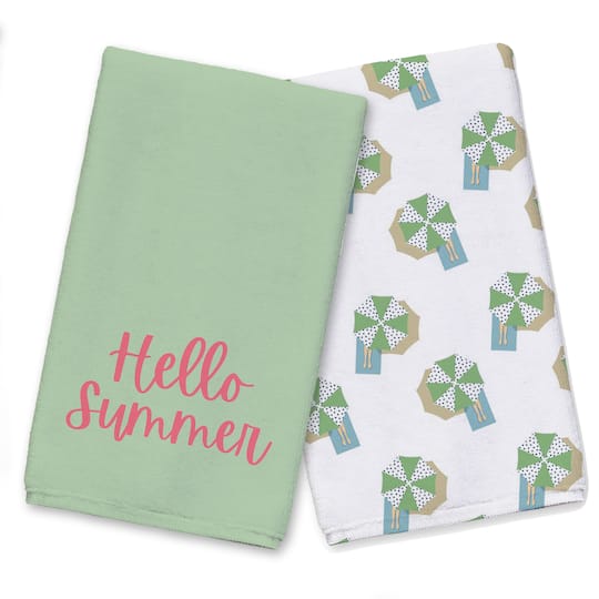 Hello Summer Tea Towel Set